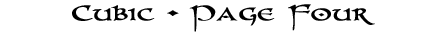 Cubic - Page One