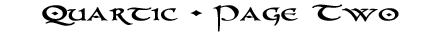 Quartic - Page Two